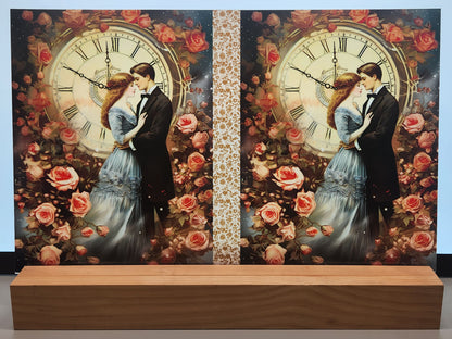 DecoCraft - Vintage Portrait Series - Valentine Portraits - Rose Garden Romance