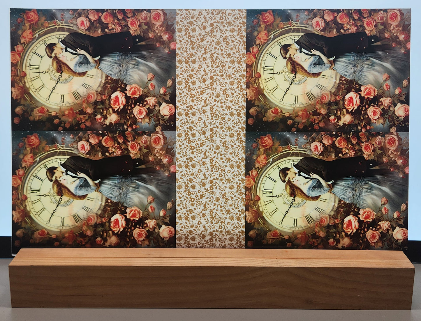 DecoCraft - Vintage Portrait Series - Valentine Portraits - Rose Garden Romance