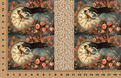 DecoCraft - Vintage Portrait Series - Valentine Portraits - Rose Garden Romance