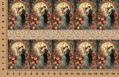 DecoCraft - Vintage Portrait Series - Valentine Portraits - Rose Garden Romance