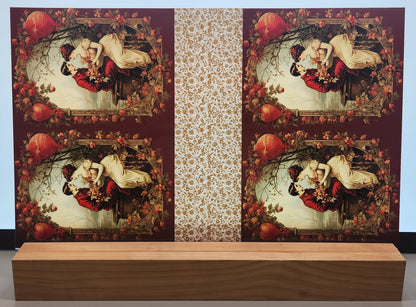 DecoCraft - Vintage Portrait Series - Valentine Portraits - Balloons of Love