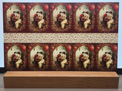 DecoCraft - Vintage Portrait Series - Valentine Portraits - Balloons of Love