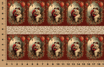 DecoCraft - Vintage Portrait Series - Valentine Portraits - Balloons of Love