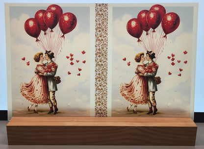 DecoCraft - Vintage Portrait Series - Valentine Portraits - Timeless First Dance