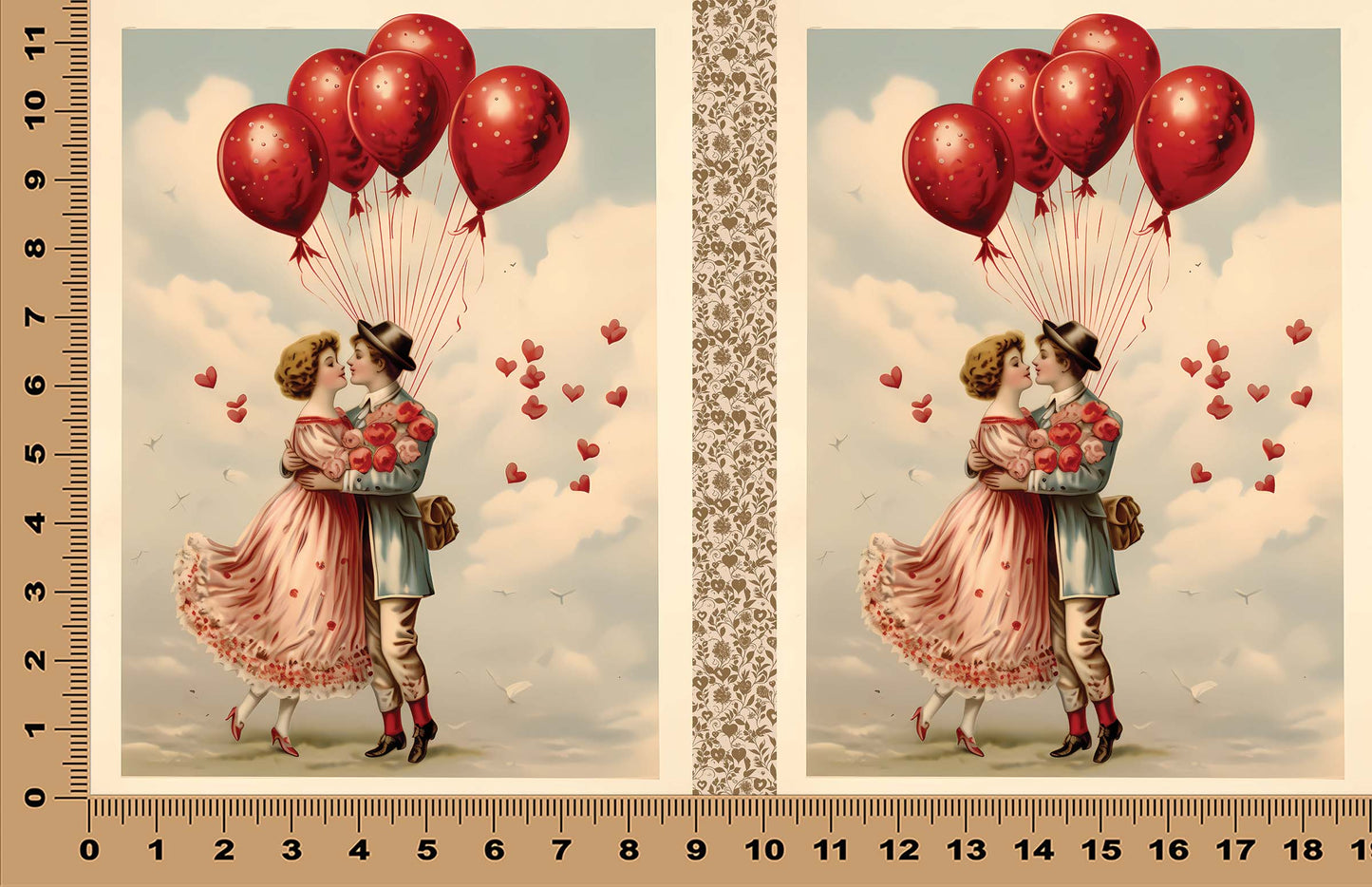 DecoCraft - Vintage Portrait Series - Valentine Portraits - Timeless First Dance