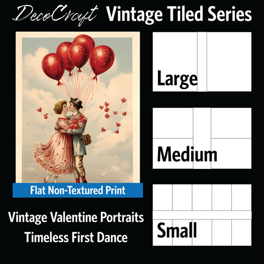 DecoCraft - Vintage Portrait Series - Valentine Portraits - Timeless First Dance