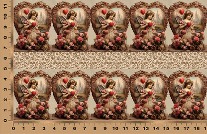 DecoCraft - Vintage Portrait Series - Valentine Portraits - Angel of Affection