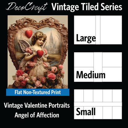 DecoCraft - Vintage Portrait Series - Valentine Portraits - Angel of Affection