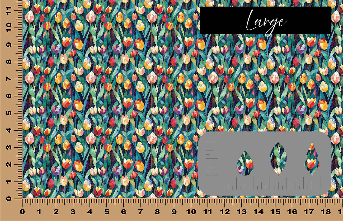 DecoCraft - Spring & Easter - Blooming Tulip Garden