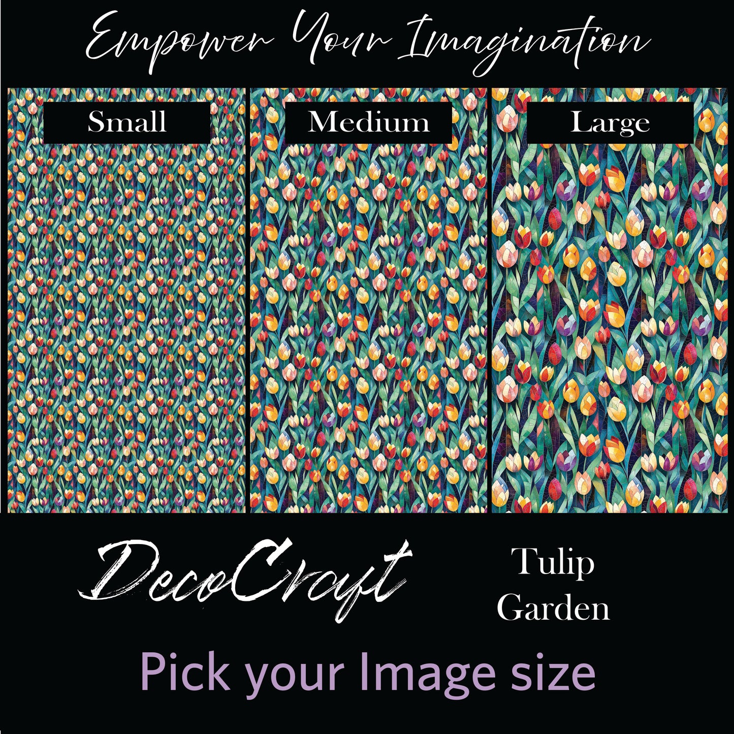 DecoCraft - Spring & Easter - Blooming Tulip Garden