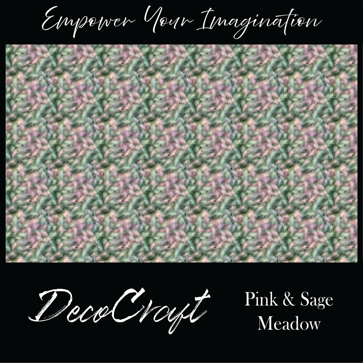 DecoCraft - Skies & Landscapes - Pink and Sage Meadow