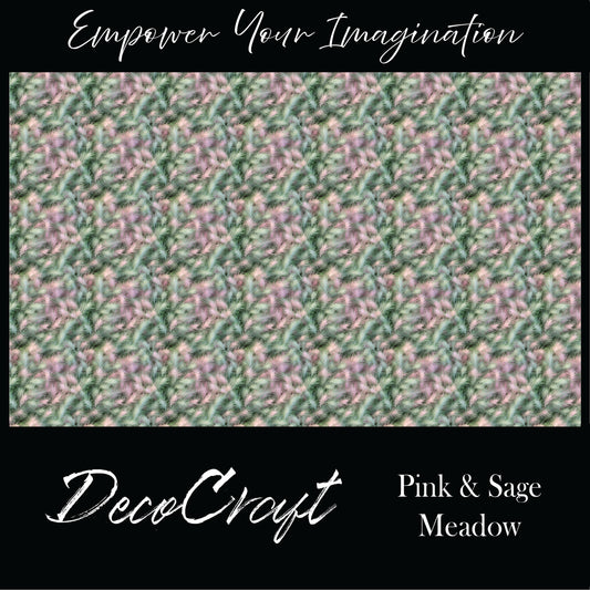 DecoCraft - Skies & Landscapes - Pink and Sage Meadow