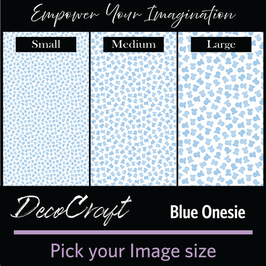 DecoCraft - Baby - Timeless Nursery - Blue Onesie