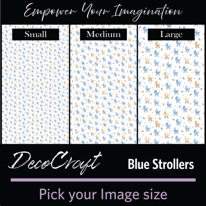 DecoCraft - Baby - Timeless Nursery - Blue Strollers