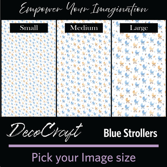 DecoCraft - Baby - Timeless Nursery - Blue Strollers