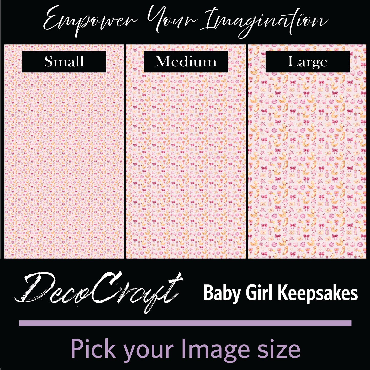 DecoCraft - Baby - Timeless Nursery - Baby Girl Keepsakes