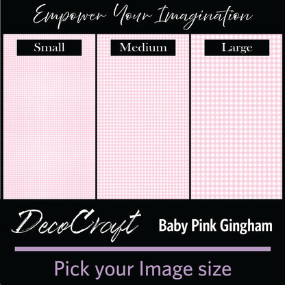 DecoCraft - Baby - Timeless Nursery - Light Pink Gingham