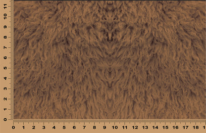 DecoCraft - Cherokee Rose - Style Sheet - Curly Fur - Brown