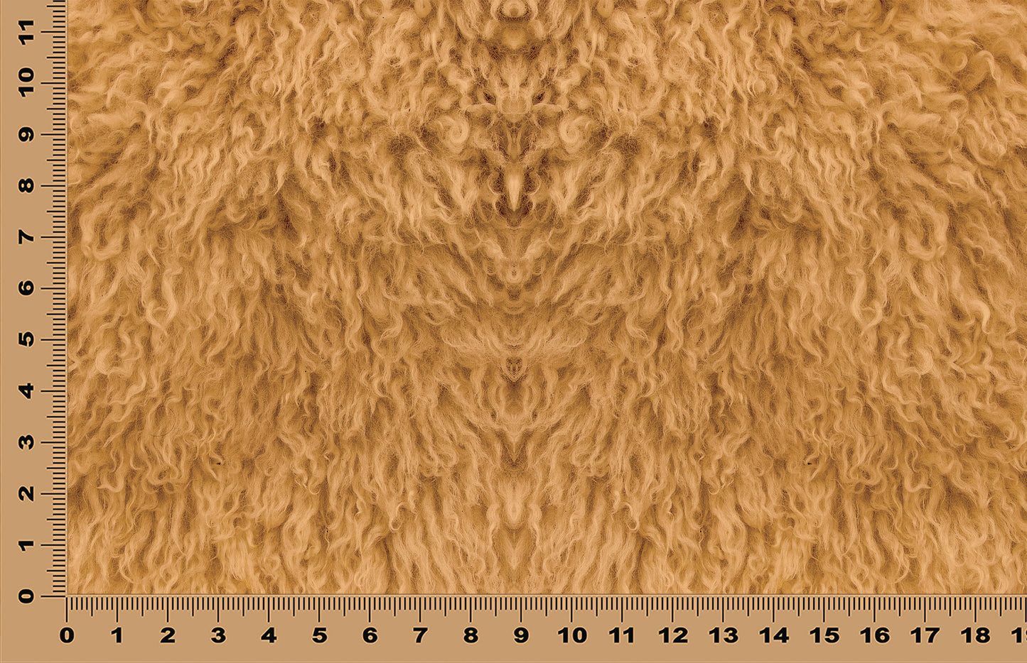 DecoCraft - Cherokee Rose - Style Sheet - Curly Fur - Golden