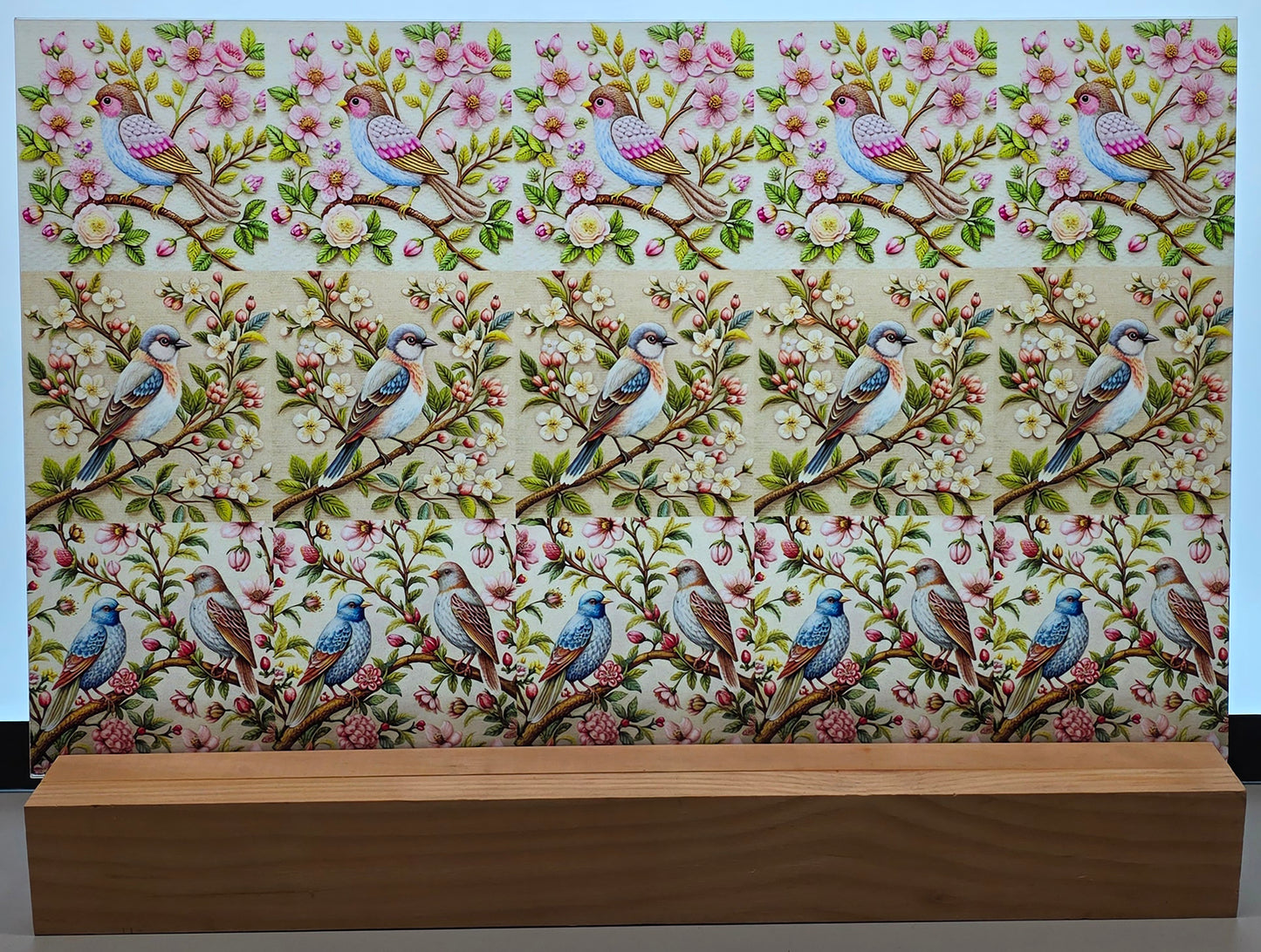 DecoCraft - Scenic Tiles Series - Vintage Garden Birds