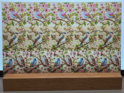 DecoCraft - Scenic Tiles Series - Vintage Garden Birds