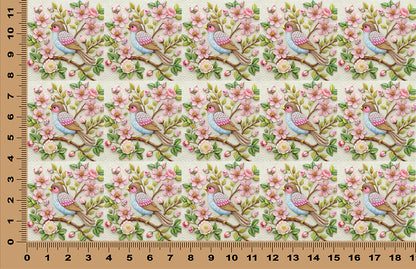 DecoCraft - Scenic Tiles Series - Blossom Songbird