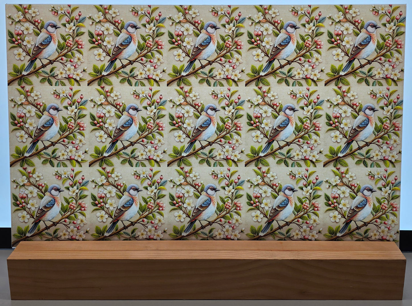 DecoCraft - Scenic Tiles Series - Spring Garden Finch