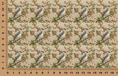 DecoCraft - Scenic Tiles Series - Spring Garden Finch