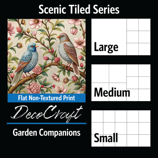 DecoCraft - Scenic Tiles Series - Garden Companions
