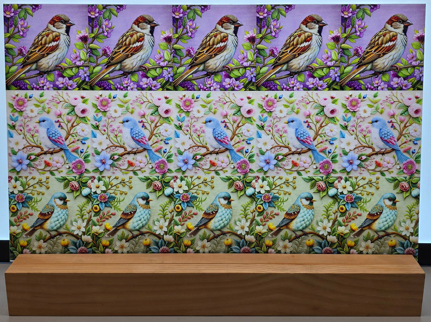 DecoCraft - Scenic Tiles Series - Heirloom Garden Birds