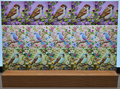 DecoCraft - Scenic Tiles Series - Heirloom Garden Birds