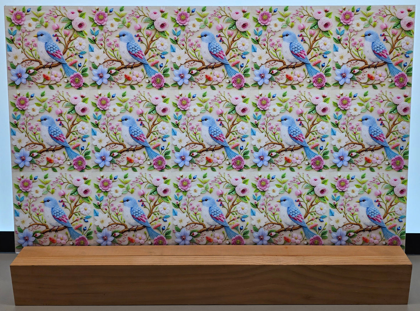 DecoCraft - Scenic Tiles Series - Bluebird Garden