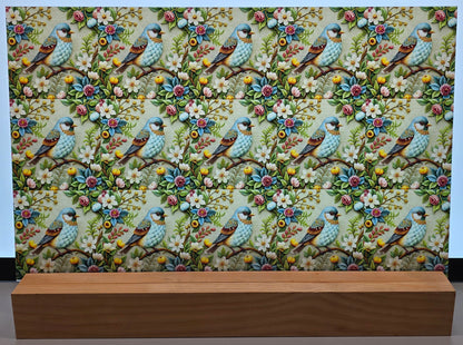 DecoCraft - Scenic Tiles Series - Heirloom Garden Finch