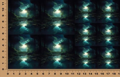 DecoCraft - Scenic Tiles Series - Enchanted Forest Glow