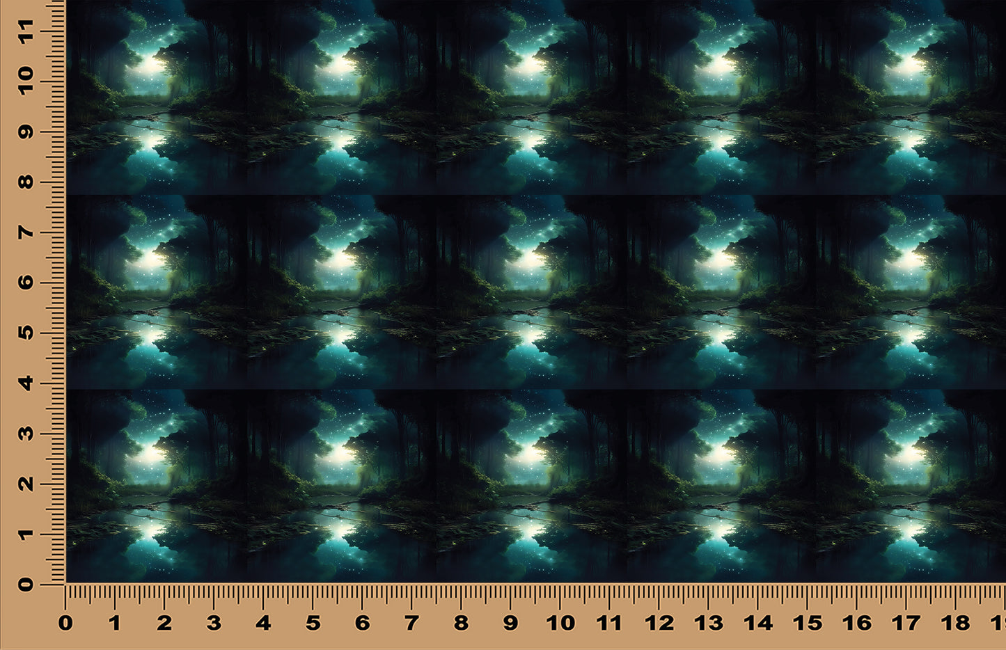 DecoCraft - Scenic Tiles Series - Enchanted Forest Glow