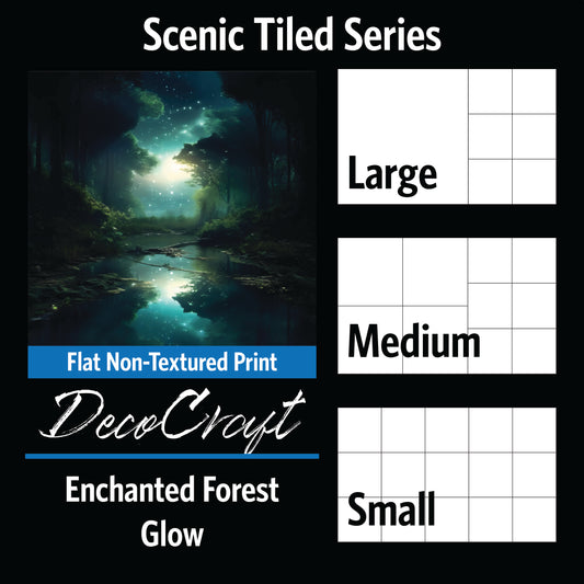 DecoCraft - Scenic Tiles Series - Enchanted Forest Glow