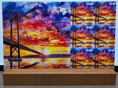 DecoCraft - Scenic Tiles Series - Ember Sky Bridge