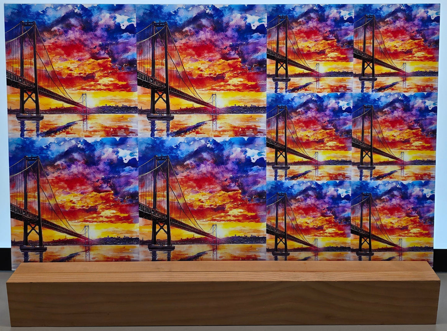 DecoCraft - Scenic Tiles Series - Ember Sky Bridge