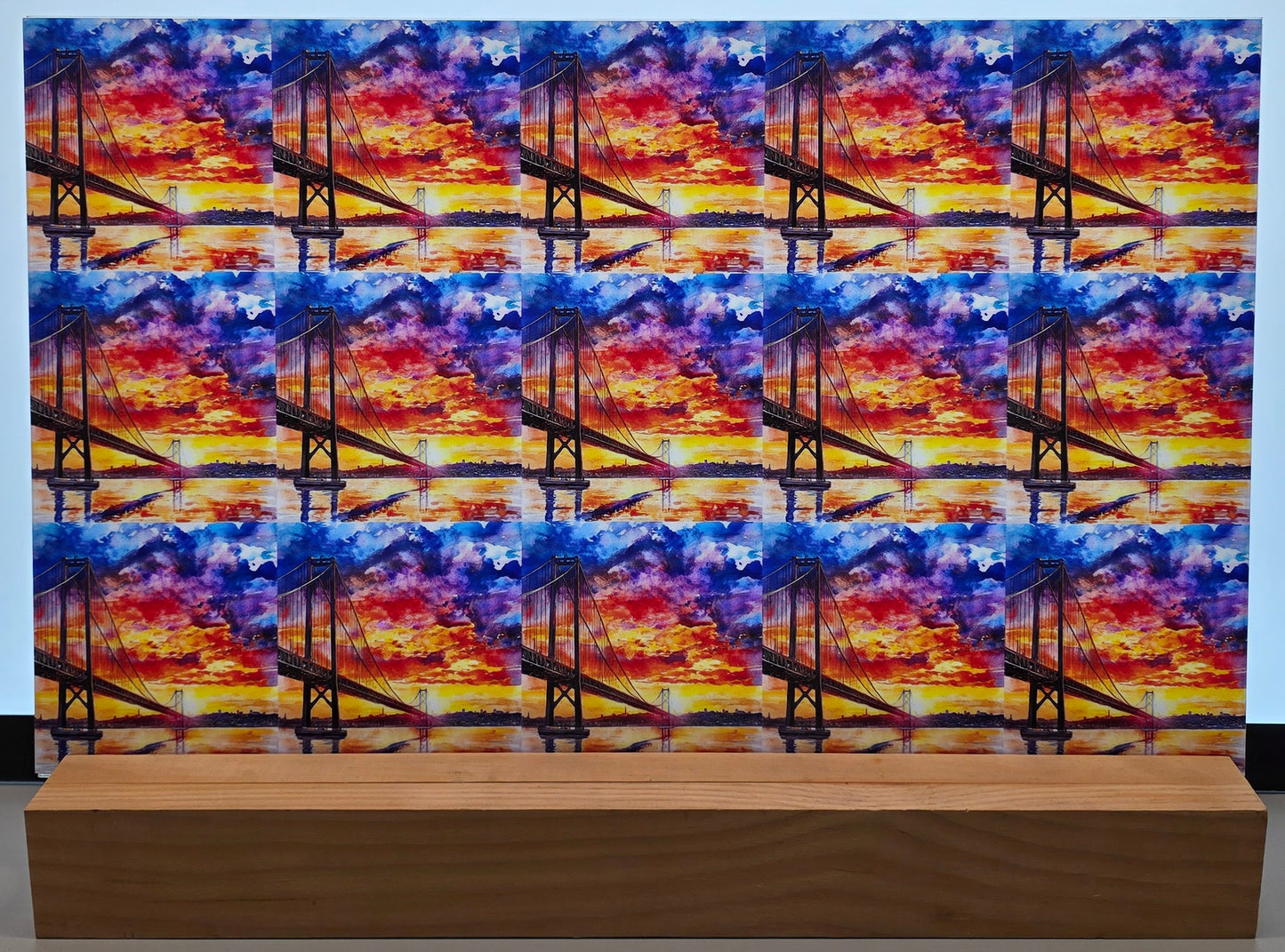 DecoCraft - Scenic Tiles Series - Ember Sky Bridge