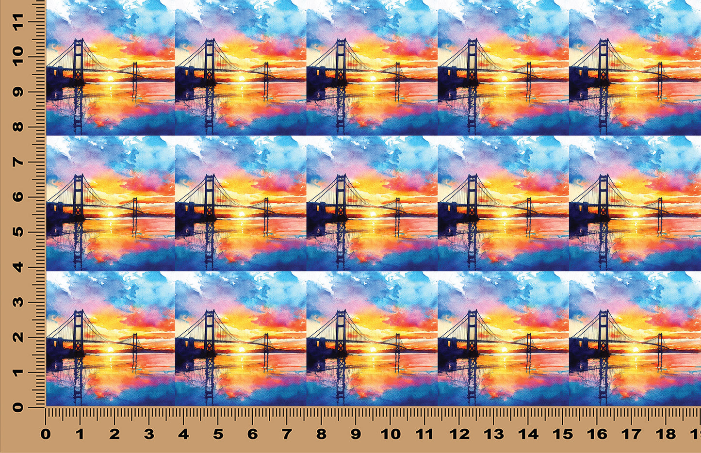 DecoCraft - Scenic Tiles Series - Golden Hour Crossing