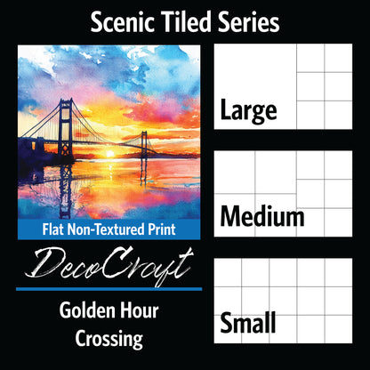DecoCraft - Scenic Tiles Series - Golden Hour Crossing