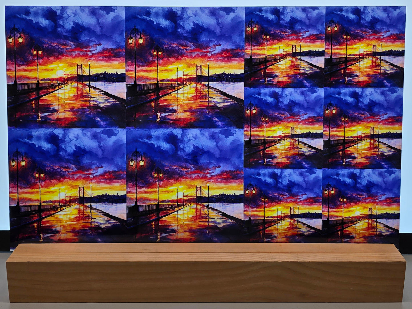 DecoCraft - Scenic Tiles Series - Twilight Bridge Walk