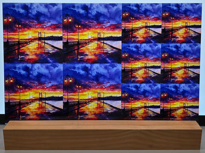 DecoCraft - Scenic Tiles Series - Twilight Bridge Walk