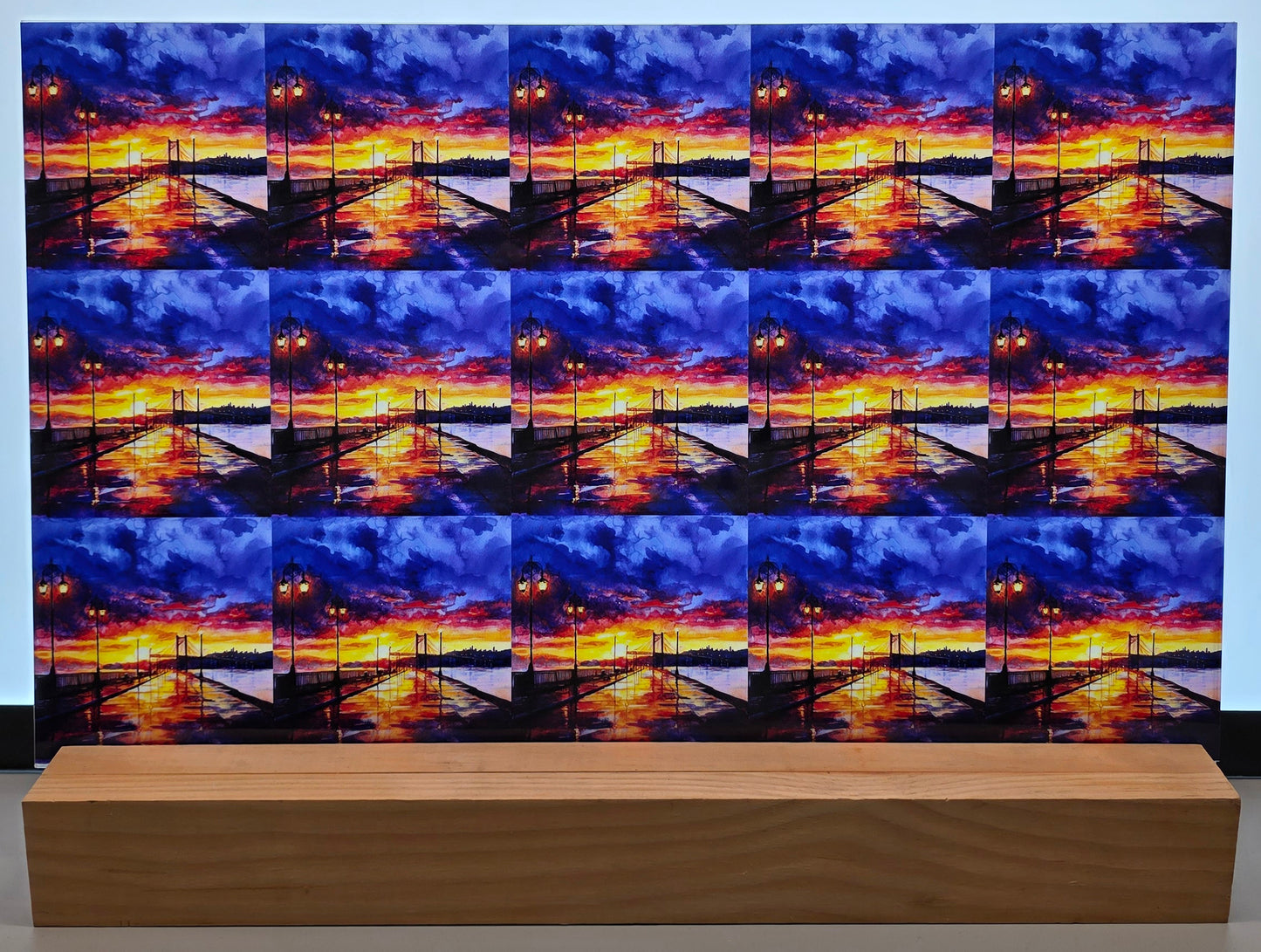 DecoCraft - Scenic Tiles Series - Twilight Bridge Walk