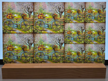 DecoCraft - Scenic Tiles Series - Spring Ride in Bloom