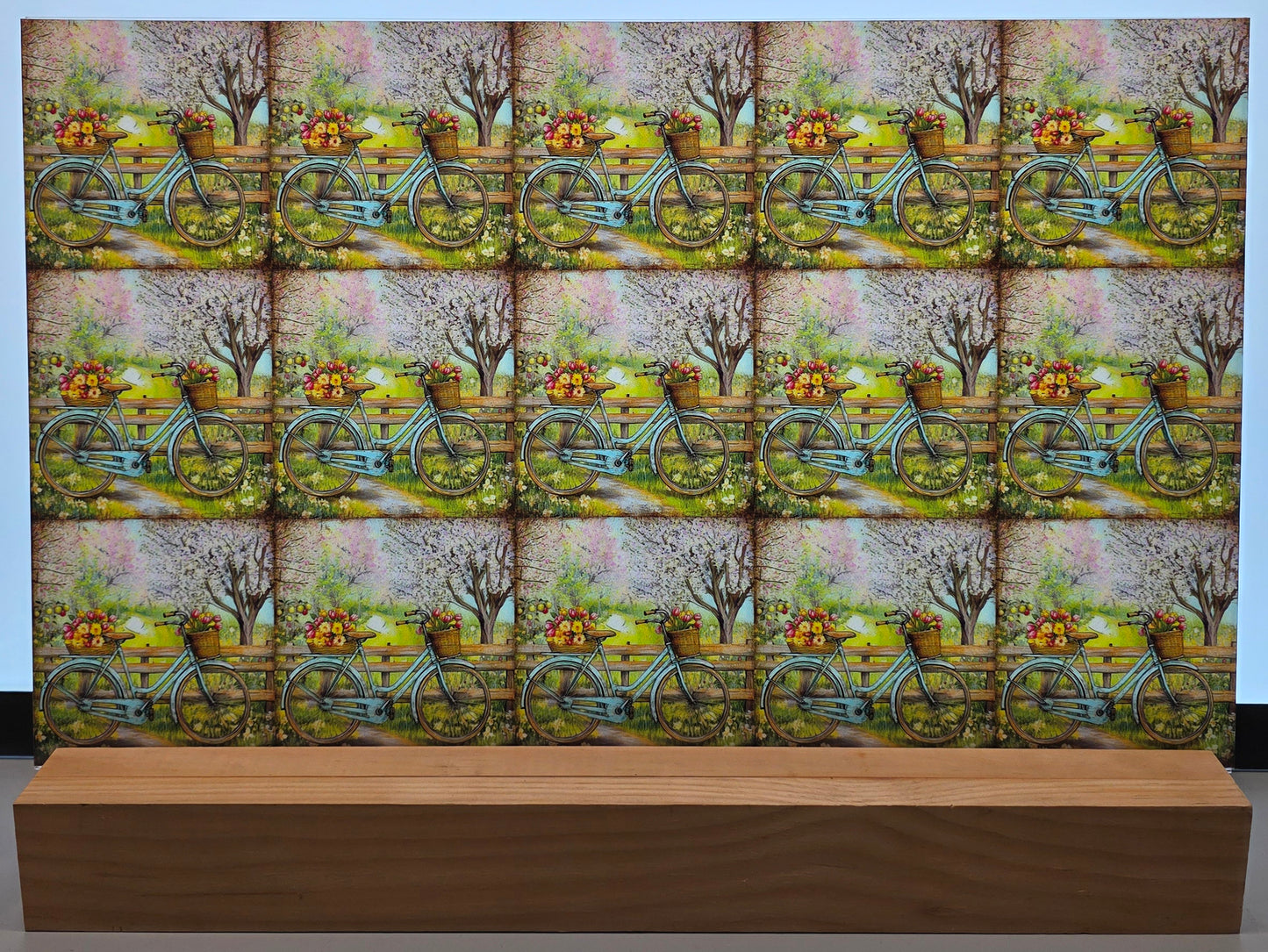 DecoCraft - Scenic Tiles Series - Spring Ride in Bloom