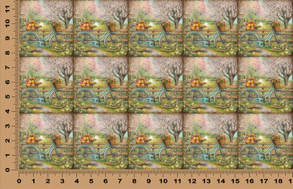 DecoCraft - Scenic Tiles Series - Spring Ride in Bloom