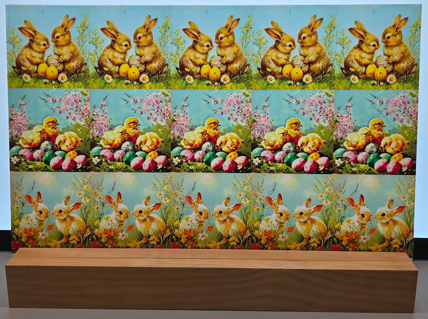 DecoCraft - Scenic Tiles Series - Vintage Easter Meadow