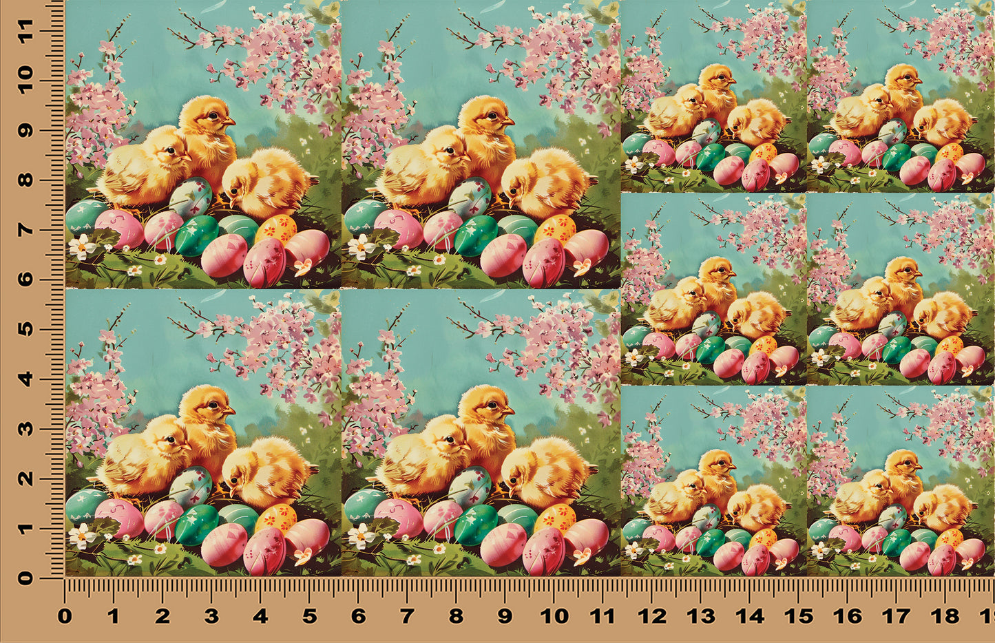 DecoCraft - Scenic Tiles Series - Spring Chicks