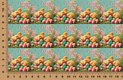 DecoCraft - Scenic Tiles Series - Spring Chicks